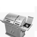 Split Lid Stainless Steel Gas Grill